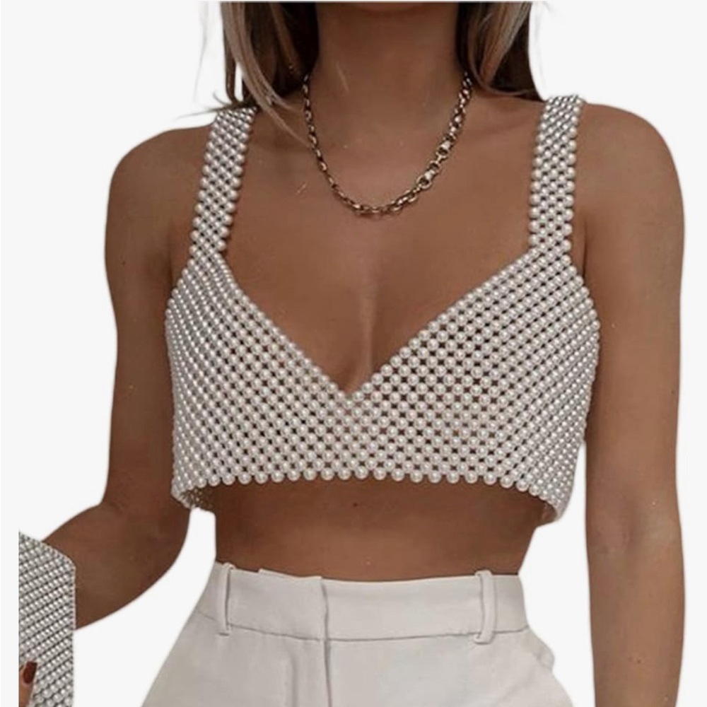 Pearl crop top